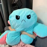 Плюшевая кукла, большая двусторонная игрушка, осьминог, подарок на день рождения