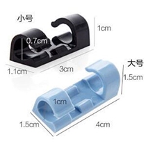 New desktop self-adhesive cable manager no punching cable management buckle power cord network cable holder wall wire holder