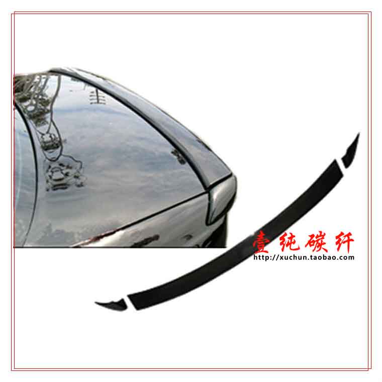 Applicable BMW3 Department E46 Three-section tail-wing pressure wing Carbon slim fit with fixed wind wing retrofit a pure