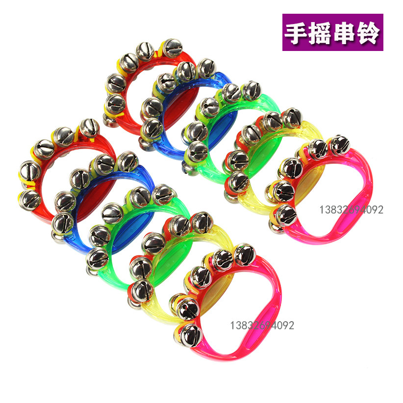 Olfe instrumental infant garden hand string Suzuki plastic bracelet 10 Suzuki rattles children's music toy percussion instrument