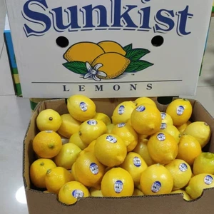 Лимон Sunkist импортный 140 шт., 113 шт., США, ЮАР, целая коробка, 120-160 грамм, каждый свежий, бесплатная доставка