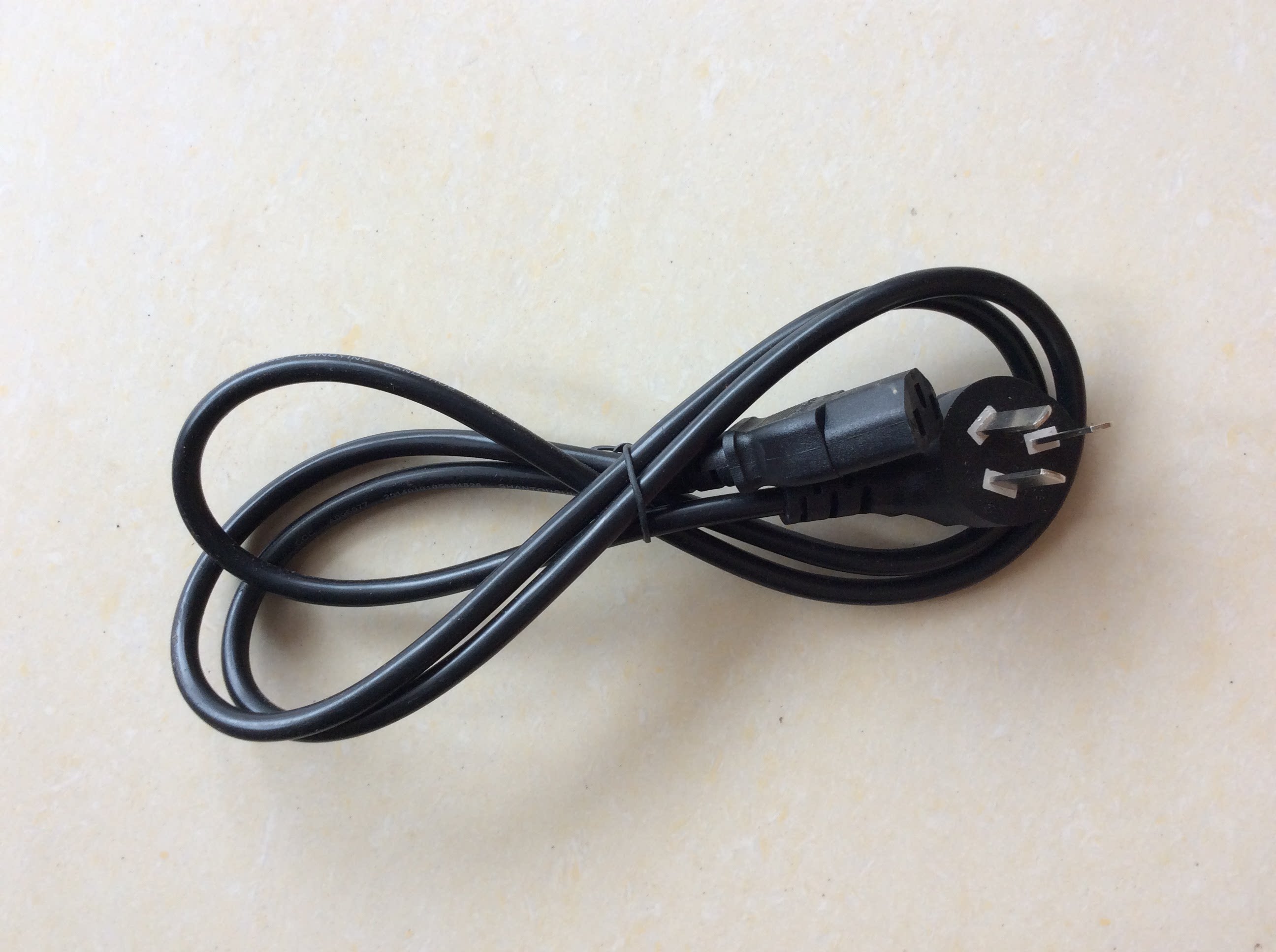 Table Top Computer Power Cord Three Holes Display Print Machine Projector Host Electric Rice Cooker Wire Plug Pure Copper