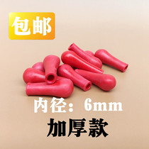 Thickened red skin head latex tip dropper for dropper bottle with red gel head latex cap dropper skin head
