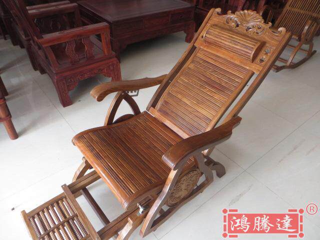 Mahogany cradle African huanghuali wood rocking chair reclining chair leisure chair rocking chair children's rocking chair baby rocking chair new