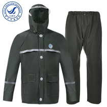 Xiaoyan raincoat rain pants suit male thickened takeaway riding split anti-rain long full body waterproof poncho