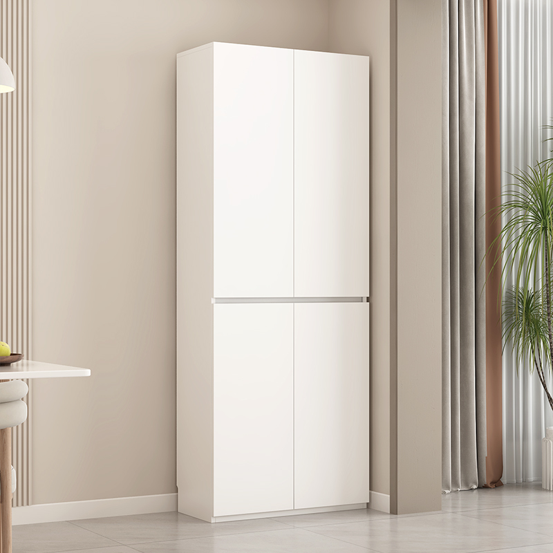 Wall-Mounted Thin Cabinet 20cm Solid Wood Sideboard Wall-Mounted Storage Rack 30cm Ultra-Thin Storage Cabinet Integrated Against the Wall