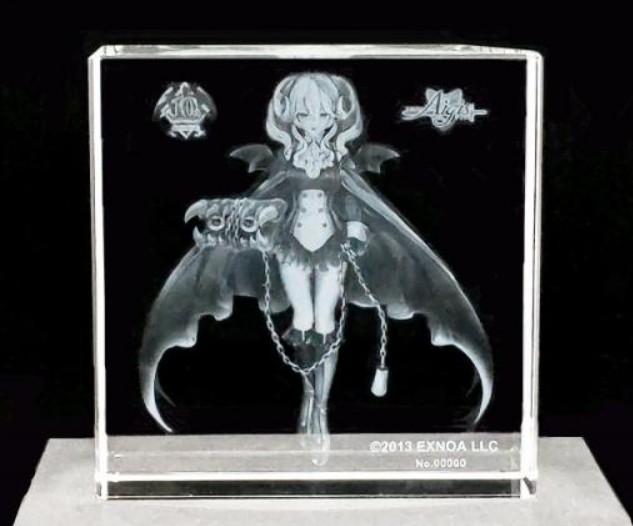  Millennium War Aigis Day uniforms 10 Anniversary official Remembrance of luminous acrylic brick limited number-Taobao