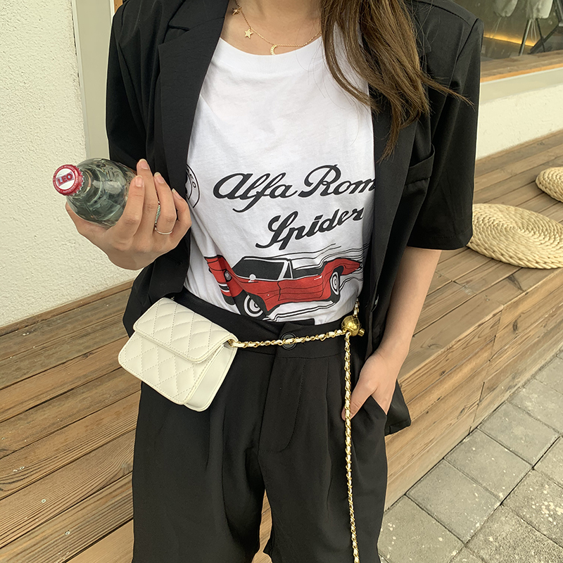 2025 New Trendy Gold Ball Chanel-Style Quilted Chain Small Bag Mini Waist Bag Lipstick Shoulder Crossbody Bag for Women 2025 New Trendy Gold Ball Chanel-Style Quilted Chain Small Bag Mini Waist Bag Lipstick Shoulder Crossbody Bag for Women