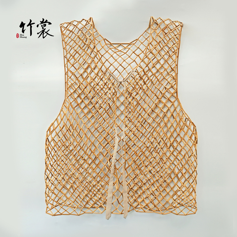 Bamboo Zhitang Guanxia 18Th Generation Intangible Cultural Heritage Bamboo Clothing Vest Bamboo Sweatshirt Sweat-Wicking Breathable Cooling Summer Performance Hanfu