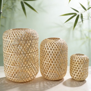 Extra-Large Bamboo Lantern Art Chandelier Lampshade Wedding Flower Shop Styling Props Scenic Area Outdoor Ancient-Style