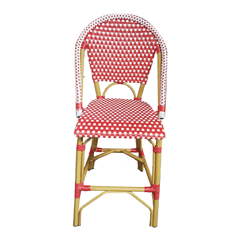 French dining room Northern European Bamboo Resort Cafe Outdoor Dining Chair Network Red Penguin Restaurant Outdoor Table and Chair