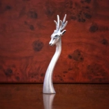 Добрость ковша пресса 925 стерлингового серебряного украшения процесс производства Seiko Производство создает ретро -личность Sika Deer