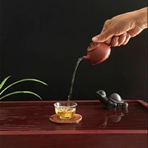 One Pot of water Small capacity 70CC Purple Sand Teapot View Boat with Metallurgical Stone Ladylike Clay Small Teapot Mini Personal Pot