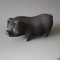 Lixing Purple Sand Tea Darling Tea Tray Ornament Handiwork Sculpture Pendulum with Play Miscellaneous Duozodiac Zodiac Pig