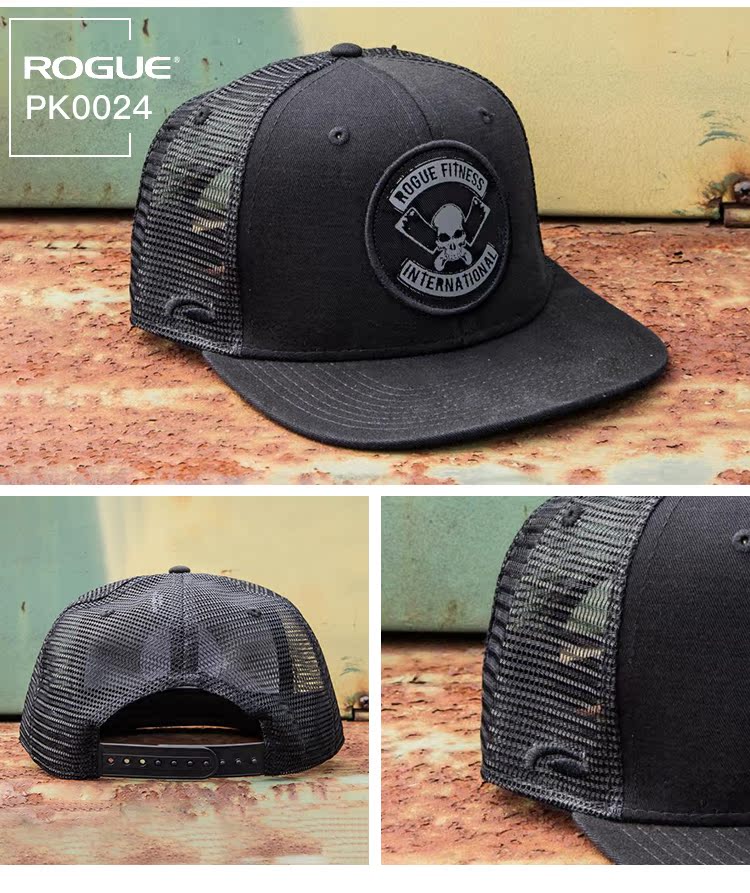 RogueFitness Sports Fitness Casual Cap Mũ lưỡi trai Mũ bóng chày CrossFit Nam và nữ - Mũ thể thao nón xe đạp thể thao