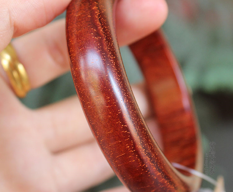 Redwood Authentic Ấn Độ Thùy gỗ hồng mộc Vòng tay mật độ cao Vòng đeo tay phôi Bán thành phẩm Handmade DIY Vòng tay gỗ - Vòng đeo tay Cuff vòng đá