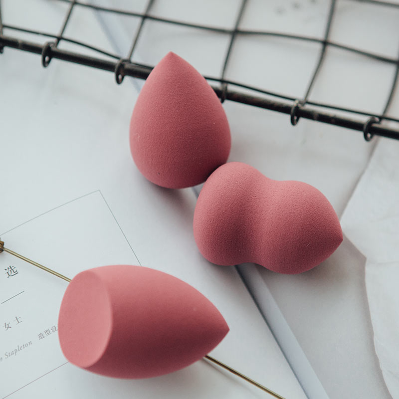 Small Gourd Drop Powder Bashing Makeup Sponge Dry And Wet Dual Purpose Beauty Makeup Egg Air Cushion Color Makeup Cotton Makeup Appliance Single Outfit