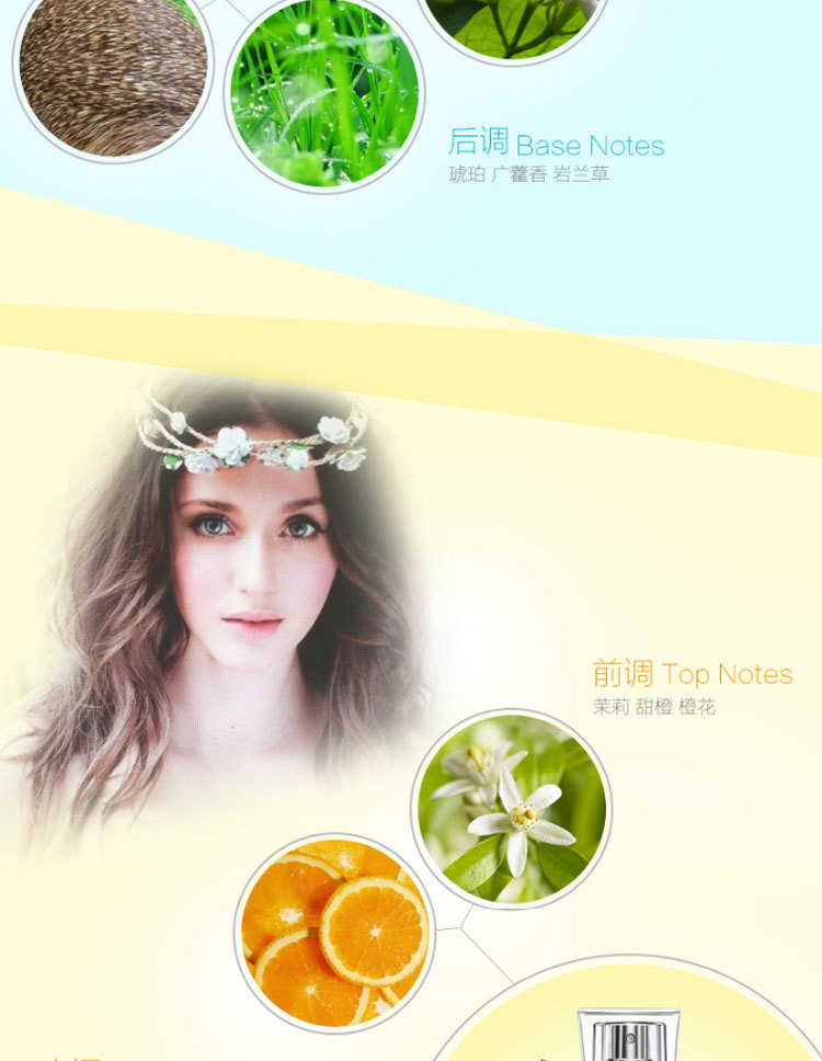 Thể hình Sáng tạo Hương nữ 50ml Hương thơm sinh viên Hương thơm kéo dài Hương thơm tươi mát đích thực nuoc hoa vung kinh