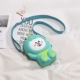 Hàn Quốc 2019 New Dinosaur Brown Bear Silicone Cartoon Chain Bag New Cute Bear Mobile Phone Bag Túi đeo chéo - Túi điện thoại