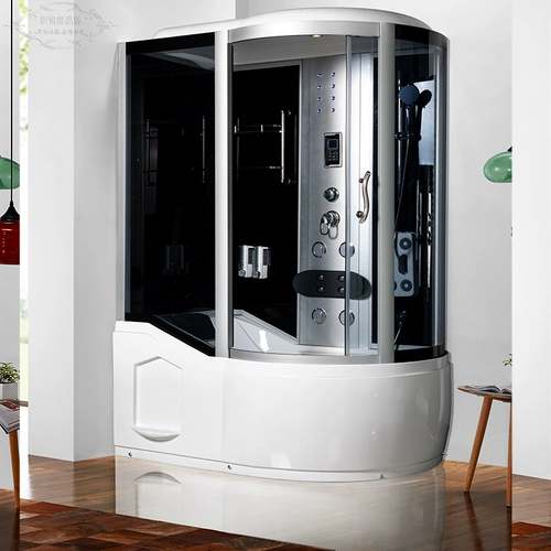 Синь Ши Джи, купаясь в общей душевой комнате интегрированная домашняя паровая ванная комната для ванной комнаты для ванной комнаты мобильная стеклянная дверь перегородка