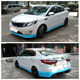 11-14 Kia K2 Modified Small Body Kit, Old Model K2 with Front and Rear Lip, Side Skirts, Small Body Kit, and Rear Wing