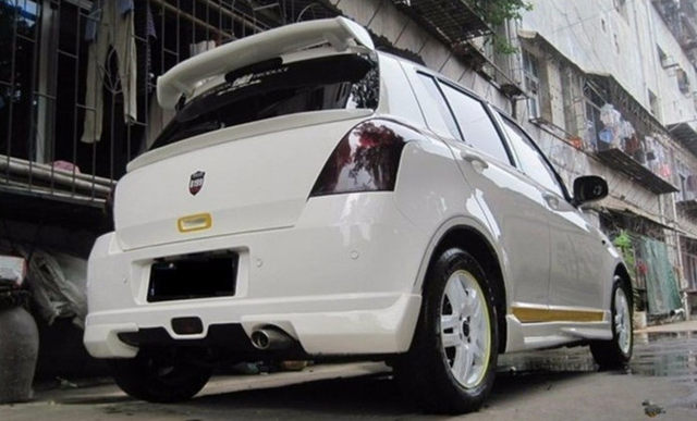 Suitable for 05-09 Suzuki Swift Modified Small Surround Old Swift Plus Front Lip Side Skirt Rear Corner Rear Wing