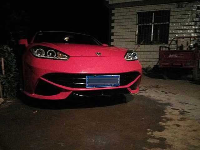 07-08 Model Hyundai Coupe Modified with B-Style Wide Body Kit, Lawrence Coupe Upgraded with Front and Rear Bumpers and Side Skirts