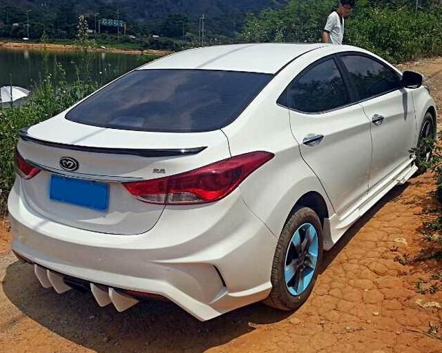 Pp Plastic Langdong Modified Full Body Kit, Langdong Lp Model Full Body Kit, Front and Rear Bumper, Side Skirts, and Rear Wing Modification