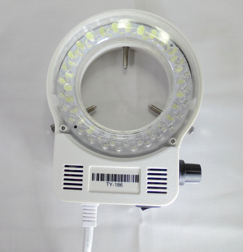 High - brightness 56 LED diameter 63 MM microscope light source light source body stereoscope electronic adjustable ring lamp