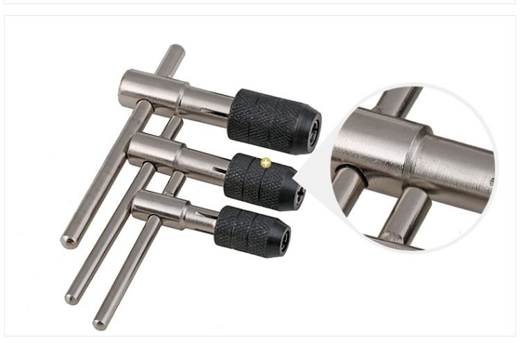 Alloy Steel T-Shaped Tap Reamer Rack Tapping Tool Hand Tapping Manual ...