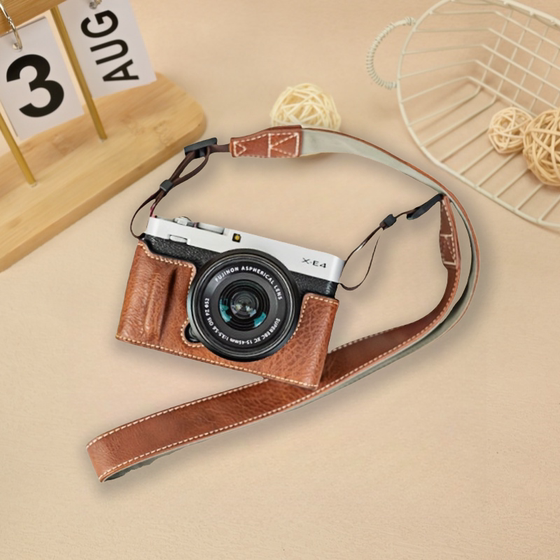 
Suitable for Fuji XE4 Camera Pack XT50 Protective Case XT5 Leather Case XT30 Base X100VI Accessories Protective Case