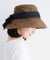 Export to Japan Original Single Day single sun protection UV anti ultraviolet foldable wind rope cotton linen hat fisherman hat basin cap