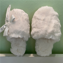 Full 2 Double Japanese Guido Winter Lovely Plush Noodles Warm Home Indoor Floor Soft Bottom Womens Slippers