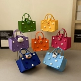 Мультяшная вместительная и большая льняная сумка для матери и ребенка, шоппер, увеличенная толщина, подарок на день рождения