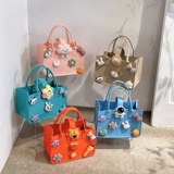 Мультяшный вместительный и большой шоппер для матери и ребенка, увеличенная толщина, популярно в интернете, подарок на день рождения