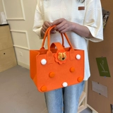 Мультяшная вместительная и большая льняная сумка для матери и ребенка, шоппер, увеличенная толщина, подарок на день рождения