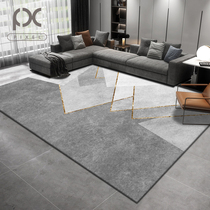 Gray carpet living room high luxury tea carpet 2022 new bedroom mat household dirty resistance and thickening mat