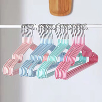 JX Nordic Style No-Mark Hanger Anti Slip Plus Coarse Dip Plastic Clothes Rack Adult Children Clothes Hanger Home Clothes Hang