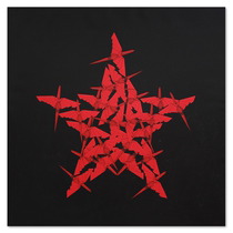 Lumei artist Li Dongxu Red Star painted the original living room mask collection of decorative paintings