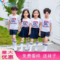 Kindergarten garden clothes summer suits primary school uniforms cotton class uniforms for childrens sportswear customization