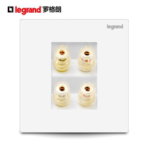 TCL Roglensee Classic Switch Socket panel speaker 4-head Two-position four-head sound audio socket panel