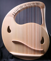 Small Zhen Zhen Qin Instrument Classical Harp Big European Style Children Beginner Crested Zhen Mini Professional Performance Grade Self-Sounding