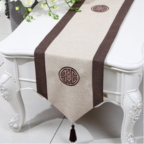 Coffee table 2018 embroidery dining table fabric tablecloth Mediterranean table non-slip American European and American new Nordic towel