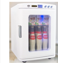 Winter commercial hot milk cabinet Milk heating cabinet Red convenience store beverage mineral water food insulation cabinet Size