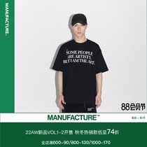 MANUFACTURE BY ATTEMPT artist short sleeve T-shirt