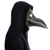 Halloween steampunk medieval plague doctor cos game anime man Crow long beak mask men and women