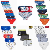 Spot NEXT Boy briefs Pure cotton Childrens Triangle pants Wang Wang Team Mickey Batman Underpants