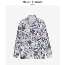 (3-period-free) MaisonMargiela magiela Graffiti Graffiti shirt coat