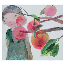 Limited edition of 99 edition] Tianjin beauty institute artist Xinlotine pro-sign prints  Sou peach A> Living room decoration painting