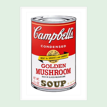 Trend Art Andy Warhol < gold treasure soup cans 11 62 > Silk screen prints Pareal spot